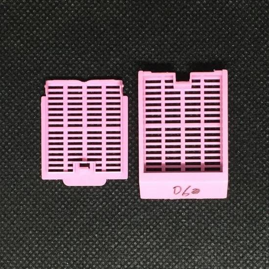 OEM ODM de tecido personalizado Caixa de cassetes de incorporação de plástico usada para controle de qualidade