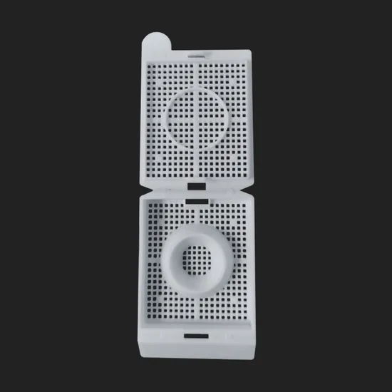 Fabricantes de China Biópsia Plástica Biópsia Incorporando Caixa Cassete Usado para Controle de Qualidade