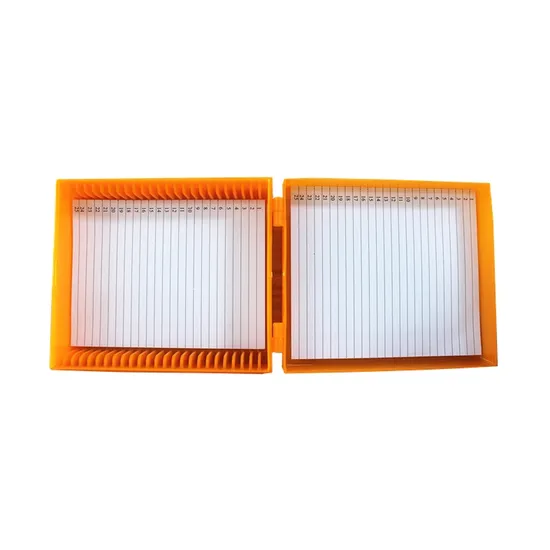 caixa de armazenamento de slides